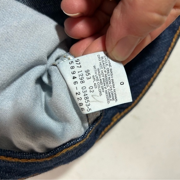 Vtg Levi’s Women’s Black Tab Carpenter Jeans High Rise Loose Fit Size 12 Blue - Picture 3 of 5